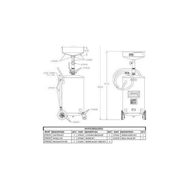 Lincoln Industrial Lincoln Industrial USA LN275642 Drain Hose Kit for